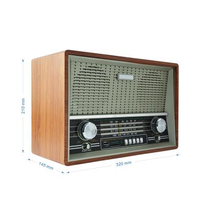 China Portable Digital Display FM Digital Radio In MP3 Player HiFi Speaker With Flashlight Small USB Slot Am Portable Home FM Radio for sale