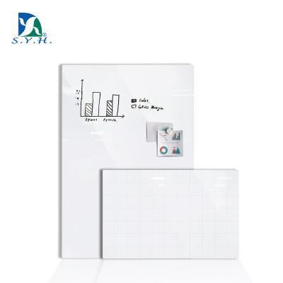 China Super Thin Magnetic Sheet 3mm Dry Erase Galvanized Glass Whiteboard for sale