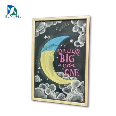 China Programmable Magnetic Home Decoration Magnetic Board with Wooden Frame for sale