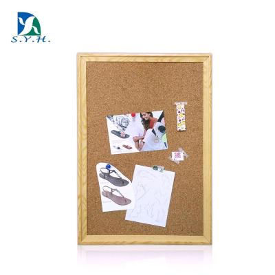 China Eco-Friendly High Density Cork Surface Nature Cork Board Push Pin Bulletin Board Bulletin Board for sale