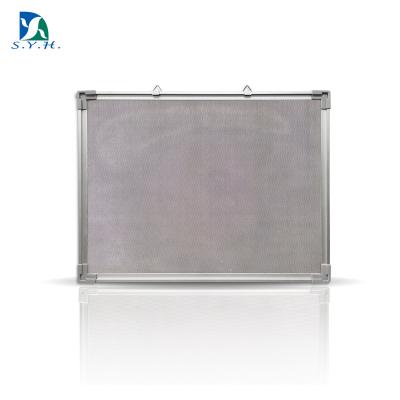 China Magnetic Steel Net Message Board Bulletin Boards With Aluminum Frame For Home for sale