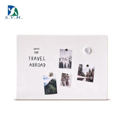 China Eco Friendly 8*12 Inch Double Sided Flat Small Dry Note Overlay Student Whiteboard White Erase Board In Stock for sale