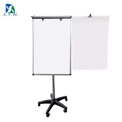 China Adjustable Mobile Flipchart Stand With Magnetic Whiteboard For Office for sale