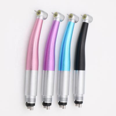 China Good quality China 5 LED dental generator LED colorful shadowless high speed dental handpiece in metal for sale