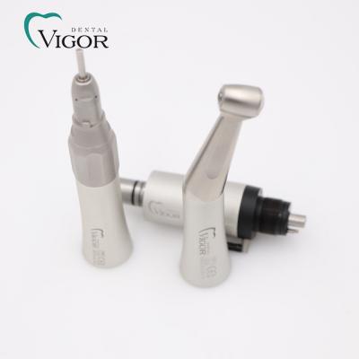 China Metal dental low speed handpiece set air motor vs straight angle handpiece fx205 for sale