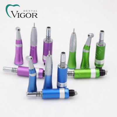 China Dental Low Speed ​​Handpiece Colored Internal Channel Set Inner Water Colored Handpiece for sale