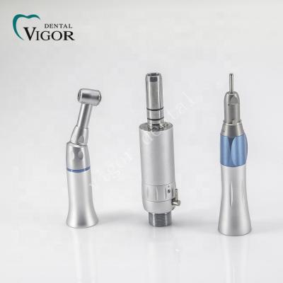 China Lower Steel Push Handpiece Dental Low Speed ​​Air Micromotor Contra Angle Straight Handpiece for sale