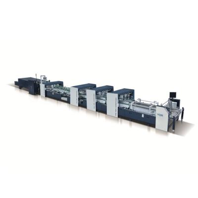 China New Design Ht-1450Bts Automatic Food Folder Machine 200M/Min Gluer Machine For Cardboard Gluer Boxes for sale