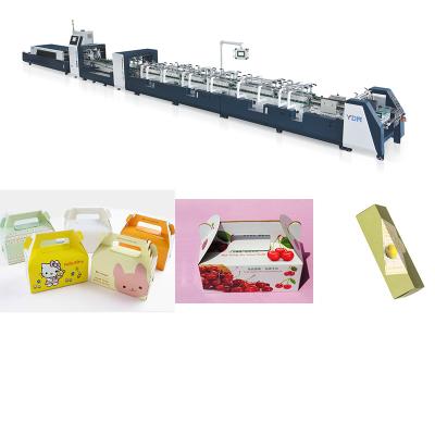 China Food Folding Paper Board Paper Box Folder Gluer Gluing Machine for sale