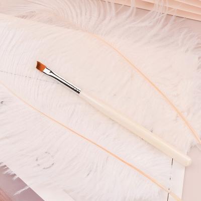 China Hot Selling Pearl White Rod French Manicure Phototherapy Brush Light Therapy Nail Brush NAIL YJY Amazon for sale