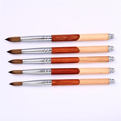 China Nail Beauty Care Factory Direct Gel Nails Brush Acrylic Kolinsky Powder Crystal Light Therapy Extend Nail Cut Out Manicure Paint Brush for sale