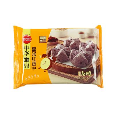 China FROZEN frozen steamed bread with black rice and red dates for sale