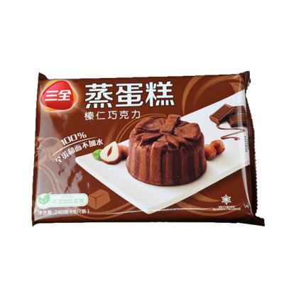 China Sanquan FROZEN Frozen Chocolate Flavored Instant Steamed Cake for sale