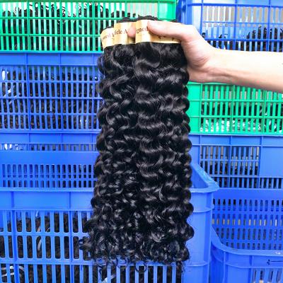 China Full End Alimina No Shedding Bundles 100%Human Brazilian Virgin Hair Deep Curly Hair for sale