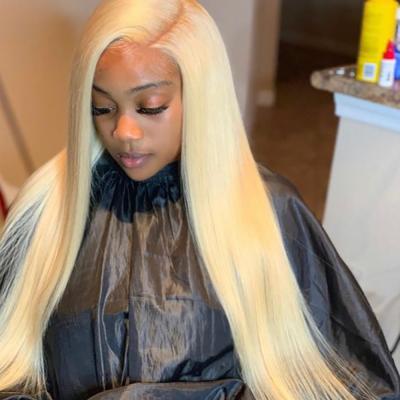 China Alimina 10A Brazilian Hair 613 Blonde Full Lace Front Wigs End, Straight Hair Wigs Hair Wigs, Cheap Hair Lace Front Wigs for sale