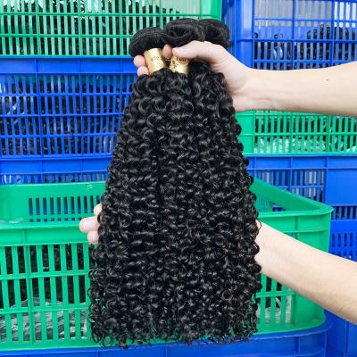 China Aliexpress Free Sample Alimina Full End Brazilian Hair, 100 dyeable Loose Hair Bulk Extension, Curly Spring Twist Hair for sale