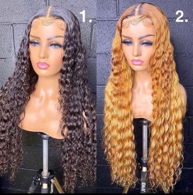 China 613 Blonde Extremely Soft Cheap Full Lace Wigs For Black Women, 100% Brazilian Human Hair Wigs, 613 HD Lace Bandage Transparent Lace Front Wig for sale