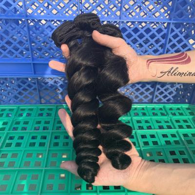 China Full End Unprocessed Wholesale Virgin Malaysian Hair, 100 Loose Deep Wave Hair Weave Hairstyles for sale