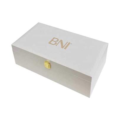 China Handmade Custom Logo Black Box High End Gift Box With Logo Printing for sale