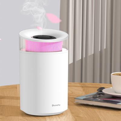 China Newest Dual Nozzle Humidifier Large Battery Capacity Display Colorful Aroma Air Humidifier 2.5L Aromatherapy Diffuser With Essential Oil Bottle for sale