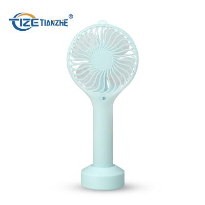 China 2020 New USB Rechargeable Battery Outdoor Electric Handheld Fan Small Portable Table Fan for sale