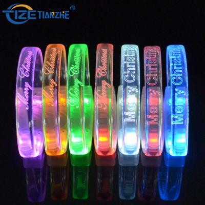 China Events glow in the dark flashing light LED bracelet LED bracelet for sale