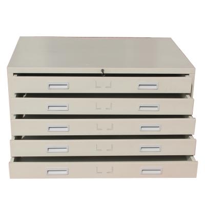 China Drawer Cabinet (Height) Flat File Cabinet 5 Card Drawer Adjustable Multi-Layer A0 And A1 File Cabinet For Sale for sale