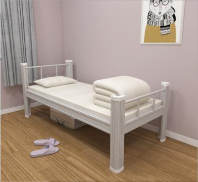 China (Size) 2021 Hot Selling Steel Bed Metal Single Bed Adjustable For Hospital And School Home for sale