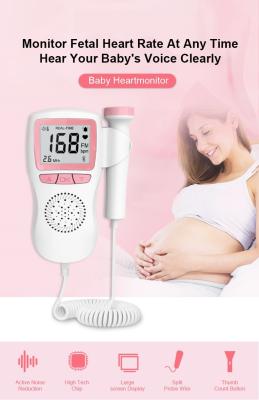 China Tragbarer Doppler-Monitor-fötaler Doppler-Maschinen-Baby-Herzschlag-Monitor für schwangere Frauen zu verkaufen