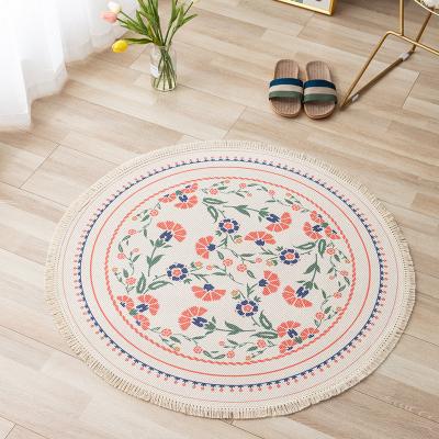 China Amazon direct selling 45% cotton washable hot selling multi-size eco-friendly rugs and blankets for living room for sale