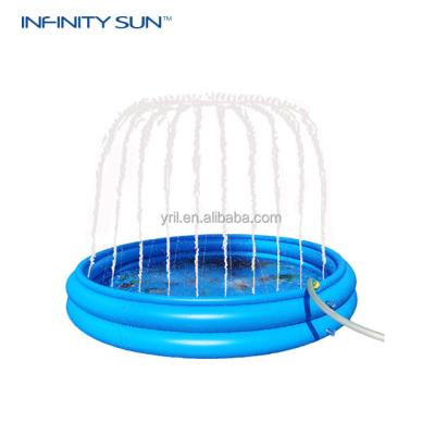 China Hot Sale 3+ Customize Summer Inflatable Outdoor Swimming Pool Funny Inflatable Baby Pool Sprinkler Toys For Kids for sale