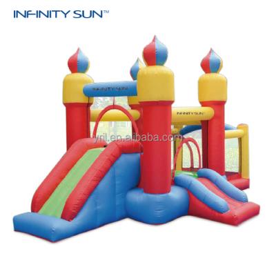 China Hot Selling Customized Kids Age 3~12 Jump Up Castle Bouncer Inflatable Castle With Slide for sale