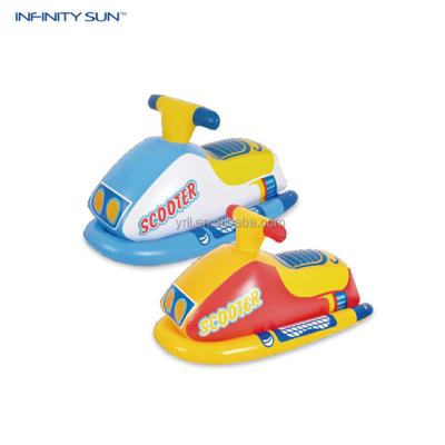 China Age 3+ Custom Vinyl Boat Inflatable Swimming Water Sports For Kids Swimming Ring Float Swim Car for sale