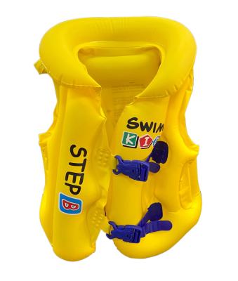 China Age 3-6 Custom Logo Child Swim Vest Jacket Inflatable Water Sports Kids Swim Vest for sale