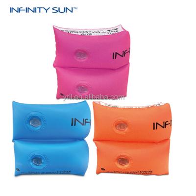 China Toddler Kids Swim Inflatable Trainer Pool Toy Swim Water Sports Accessory Floater Arm Bands Floats Arm Bands for sale