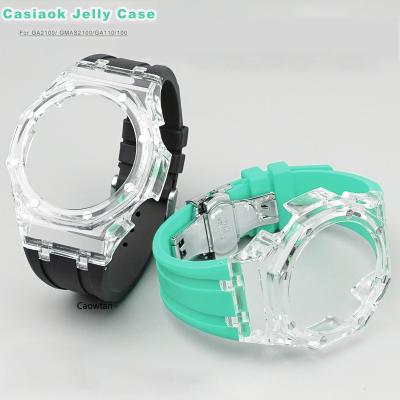 China Watch Band Case For Casio G-SHOCK For GMA S2100 Accessories Mod Rubber Adapter Voor GA-100 110 120 Casio Strap Kit Voor GA2100 2110 TransparentCase for sale