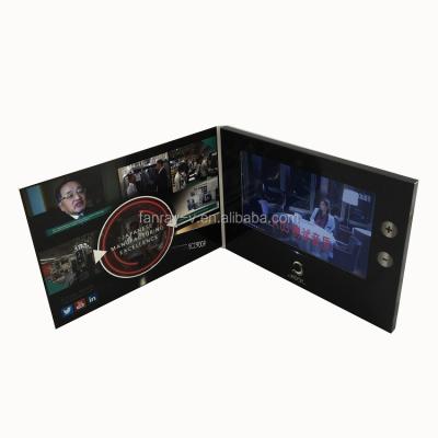 China Europe Customized Printing 5 Inch A5 LCD Screen Video Brochure For Advertising for sale