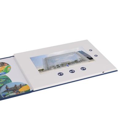 China Europe 10 Inch LCD VCR Brochure LCD Screen Greeting Card for sale