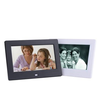 China 7 inch digital photo frame download acrylic videos clock for promotion tool for sale