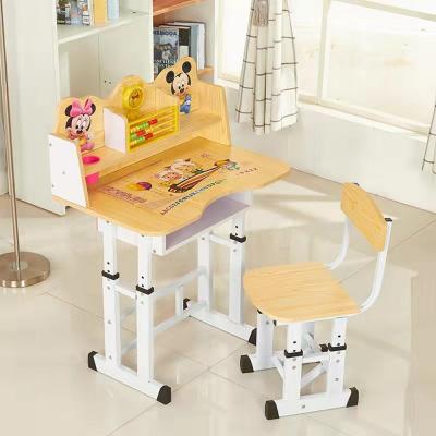 China Height Adjustable Kids Table For Student Lovely Cartoon Children Study Desk for sale