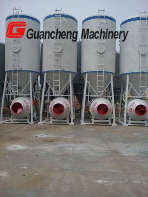 China bewegliche Silo des Zementes 22m3 2.5x2.5 Millimeter Fuß-Neigung für Pulveranlage zu verkaufen