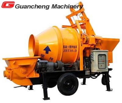 China Draagbare Concrete Mixerpomp JZC350 A, concrete mixer met pomp Te koop