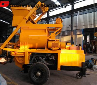 China ISO electric concrete mixer pump , truck mounted concrete pump for sale