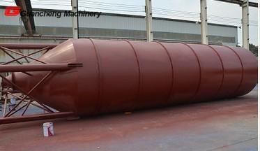 China SNC150 vastgeboute Cementsilo 17X3.5X3.5 m voor het storaging van cement Te koop