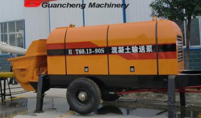 China Similar Putzmeister Mini Mobile Concrete Pump HBT60S 6600 kg for sale