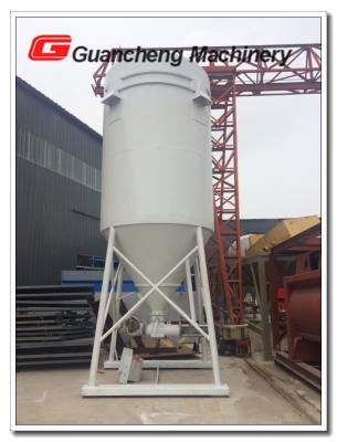 China Weißer und blauer beweglicher Silo des Zement-CG22 für Mischanlage des Pulvers zu verkaufen