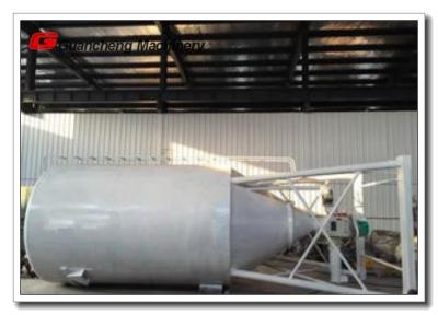 China 22000L powder tank 2400x2500 MM Foot Pitch 0.05mpa Design Pressure for sale