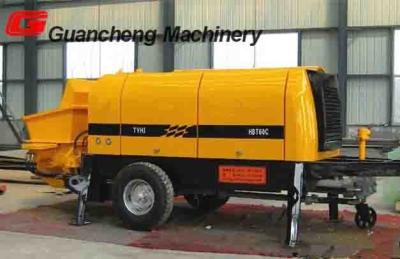 China Electric motor portable concrete pump HBT30S high efficiency for sale