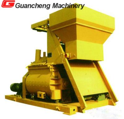 China 75m³/h compulsory concrete mixer JS1500 horizontal double shaft  for water conservancy for sale