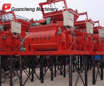 China 25.5m3/h Compulsory Concrete Mixer JS500 forced cement mixer for sale